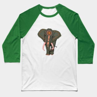 Indian Elephant Baseball T-Shirt